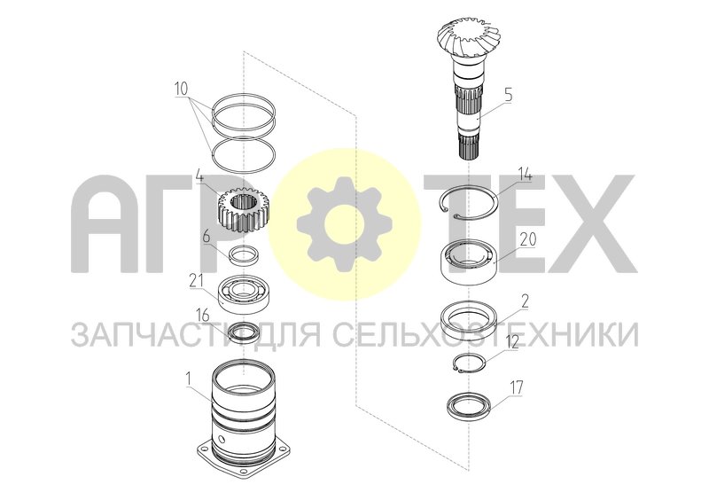 Стакан (РСМ-100.33.03.120Б) (№5 на схеме)